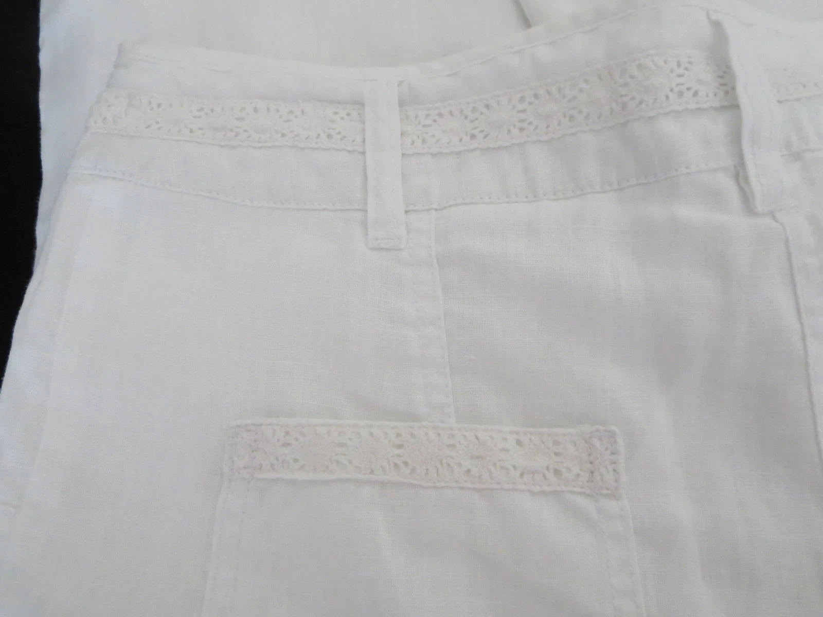 Pantalon Scottage 100 % lin – T. 38 – Doublure 100 % coton – photo 3